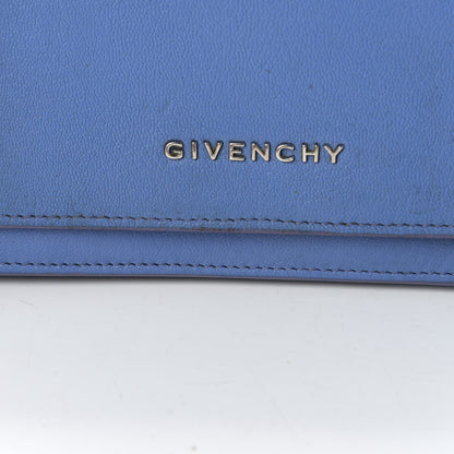 Givenchy Sugar Goatskin Pandora Chain Wallet Blue 17 of 20