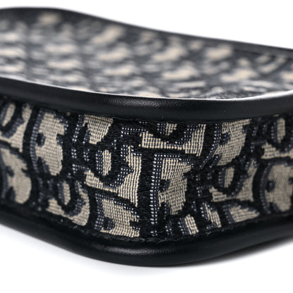 Christian Dior Oblique Diorquake Clutch Blue 9 of 11