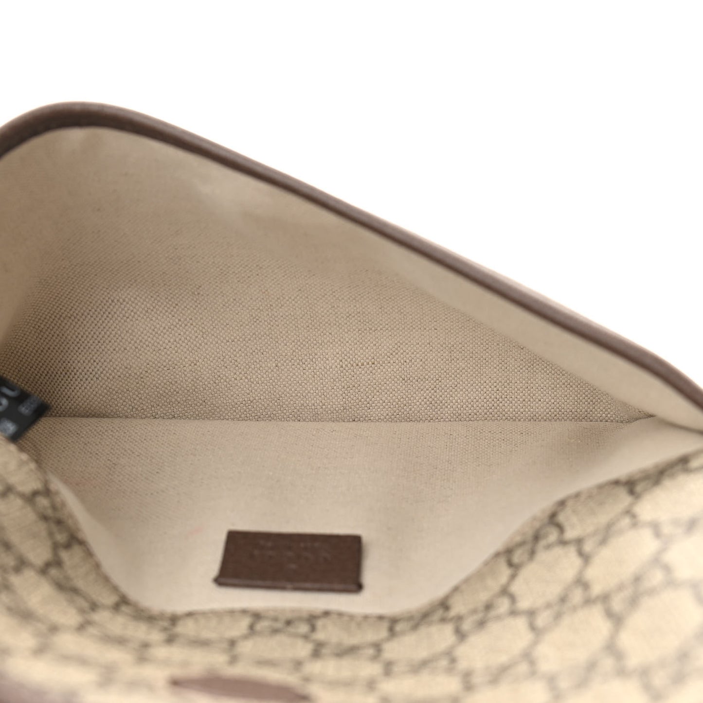 GG Supreme Monogram Neo Vintage Web Belt Bag Brown
