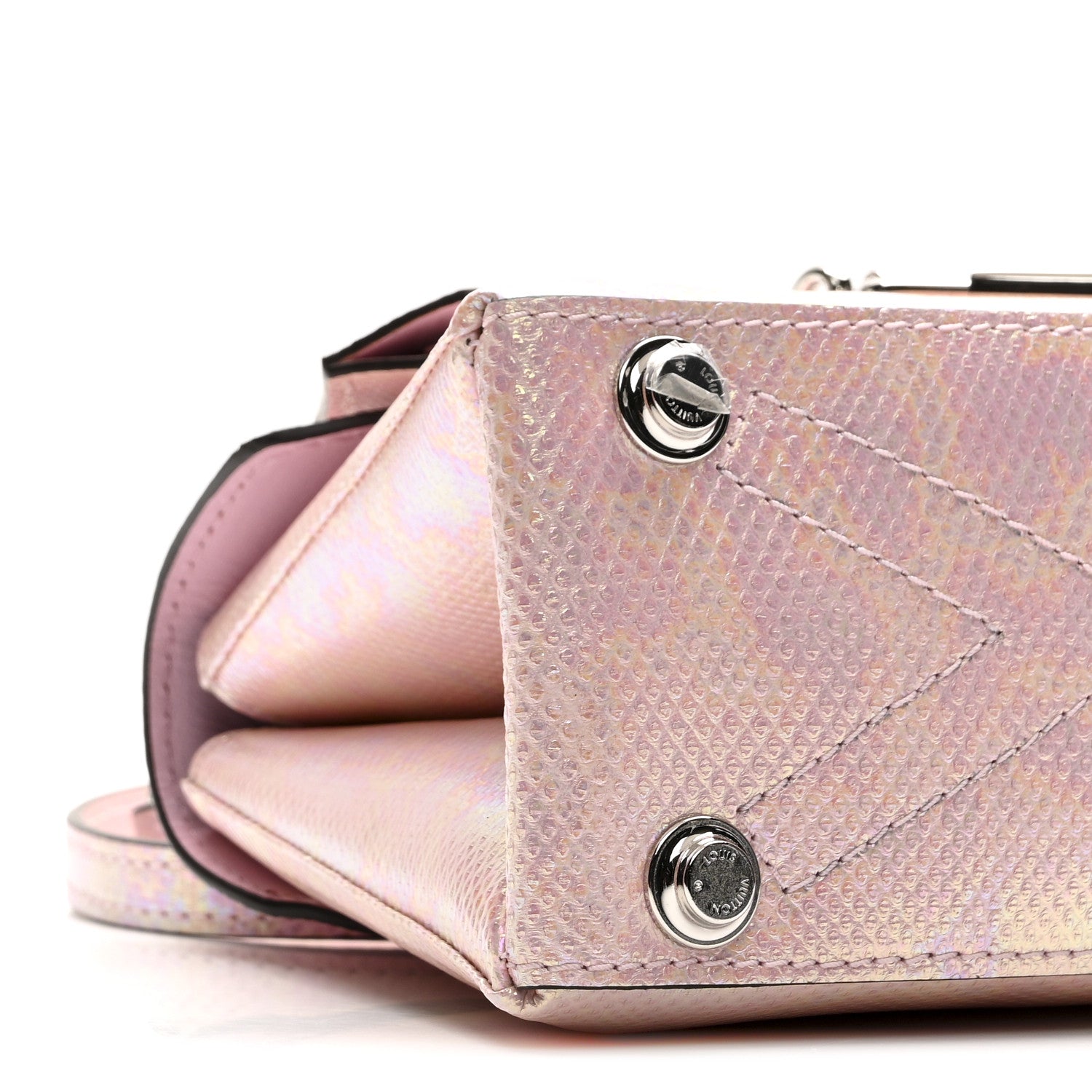 Louis Vuitton Iridescent Lizard Rose Des Vents Mini Pink 8 of 10