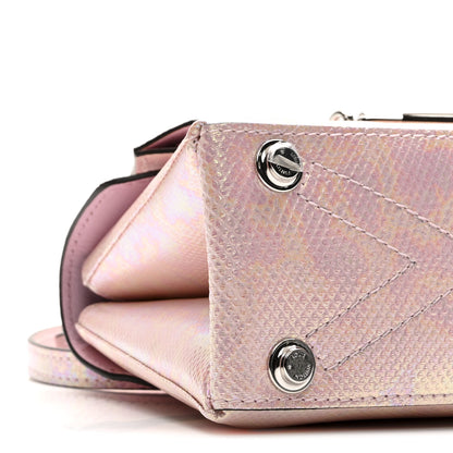 Louis Vuitton Iridescent Lizard Rose Des Vents Mini Pink 8 of 10