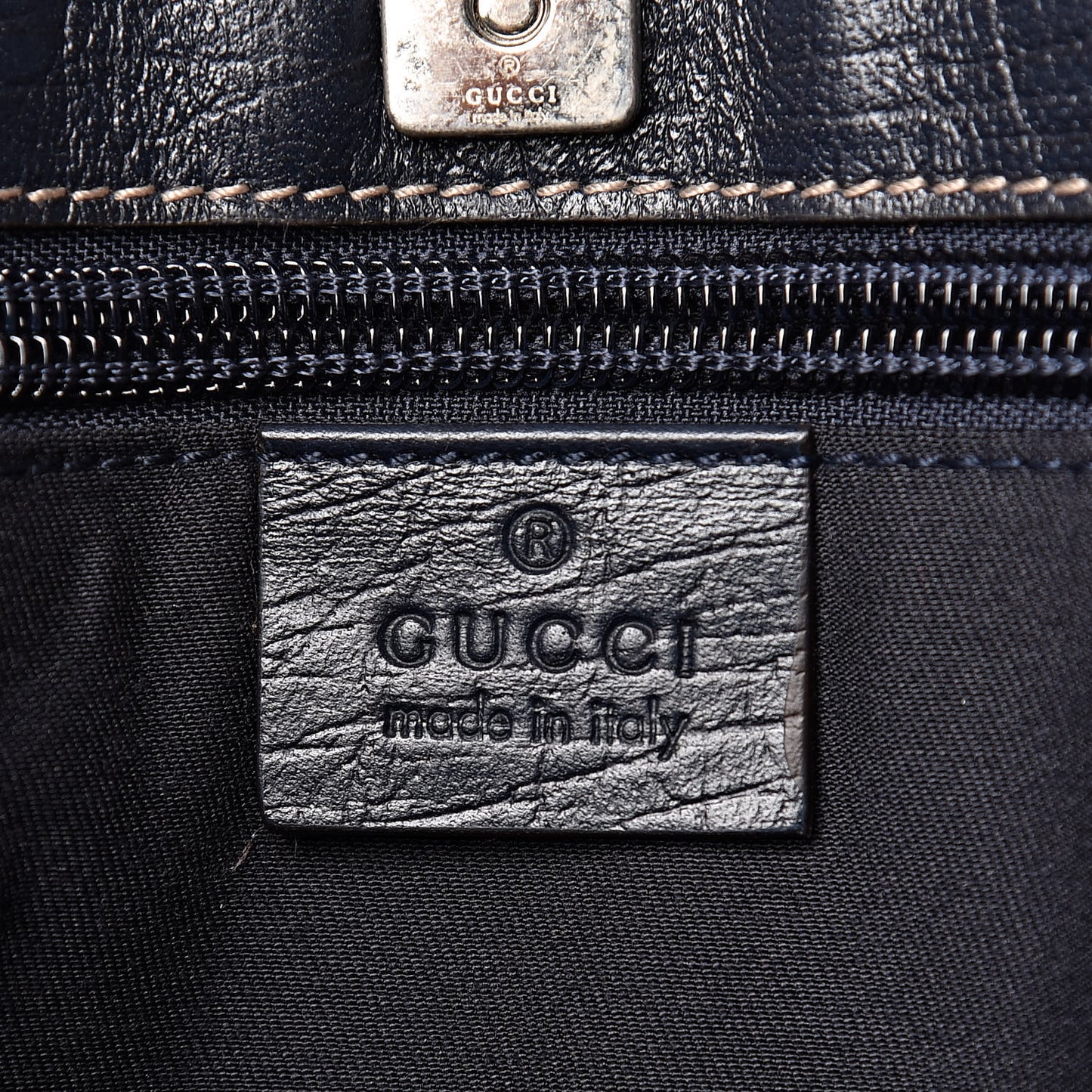 Soft GG Supreme Monogram Vertical Tote Navy