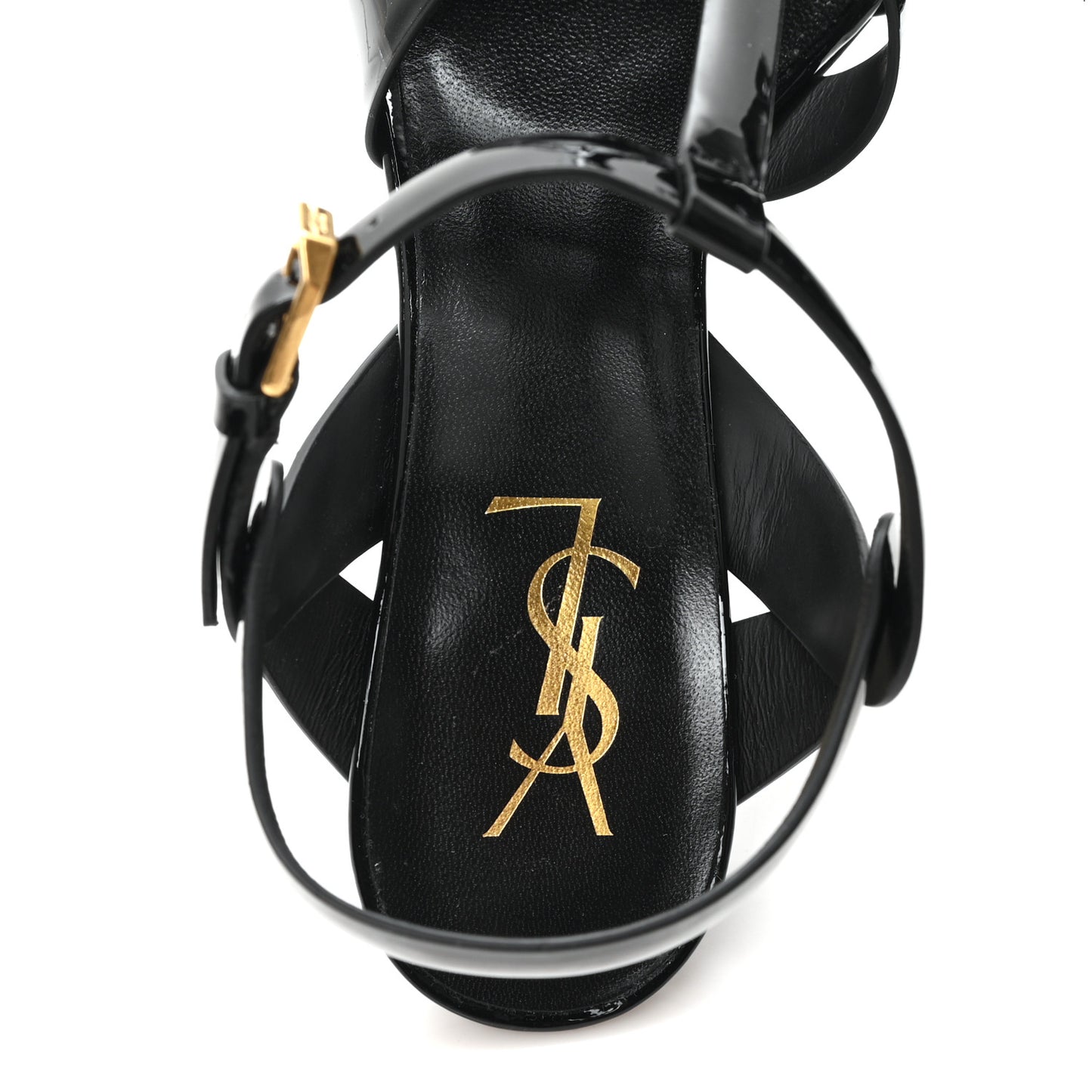 Patent Tribute 75 Platform Sandals 37.5 Black