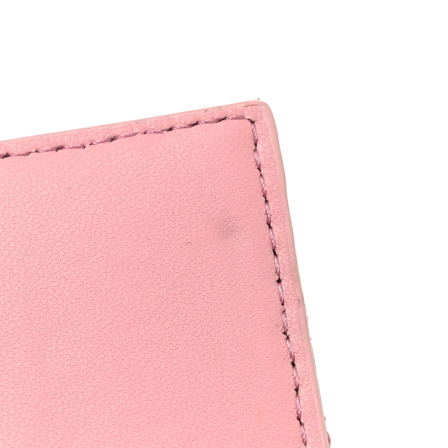 Lambskin Cannage Miss Dior 4 Key Holder Wallet Pink