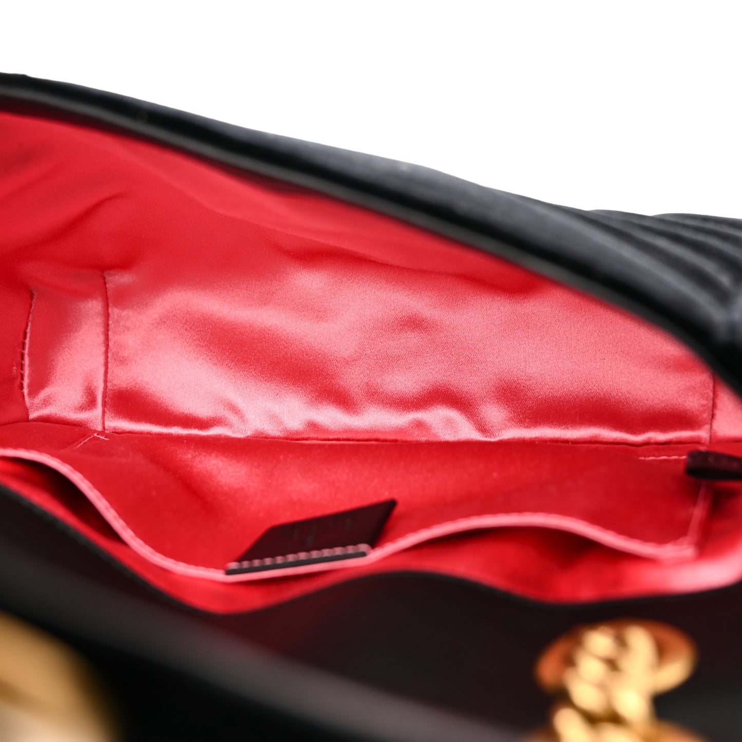 Velvet Matelasse Mini GG Marmont Shoulder Bag Black