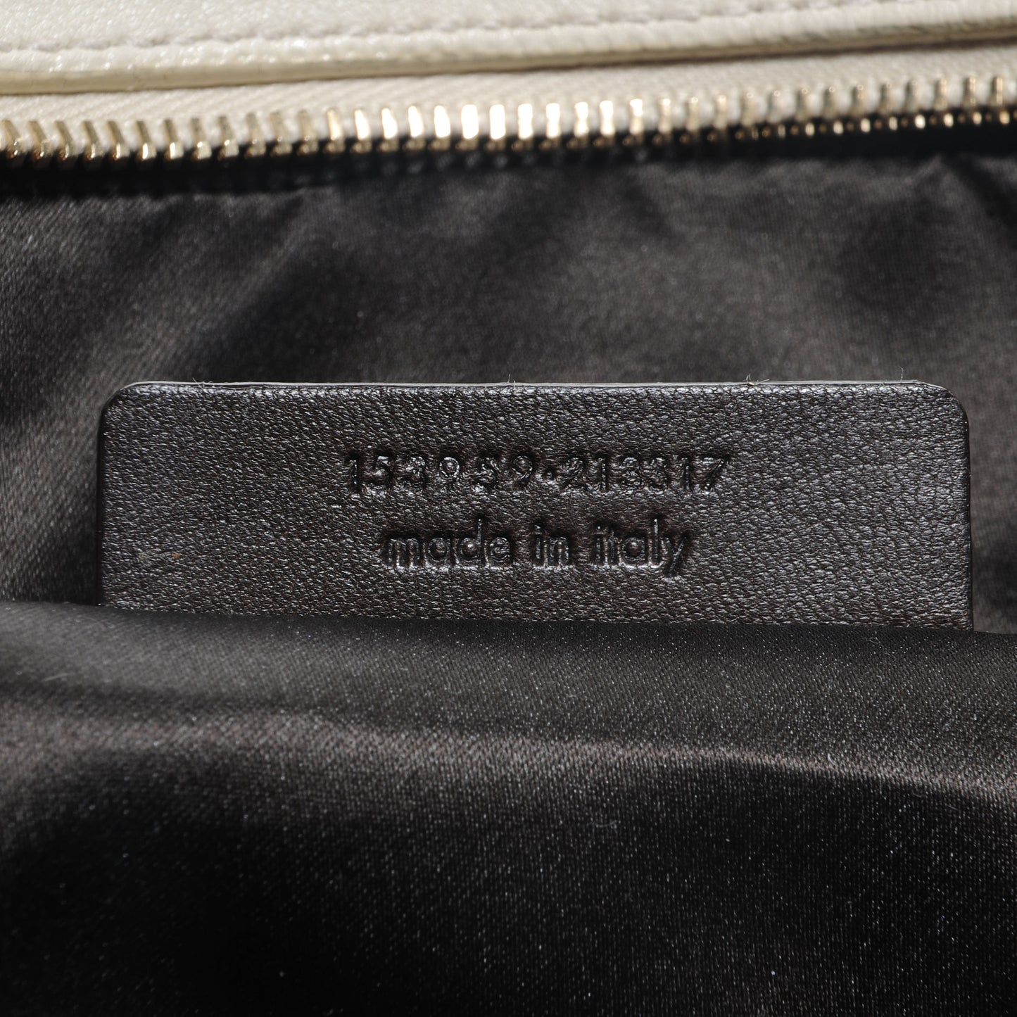 Leather Oversized Muse Ivory