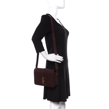 Saint Laurent Smooth Calfskin Medium Classic Monogram Universite Bag Amaranto 2 of 10