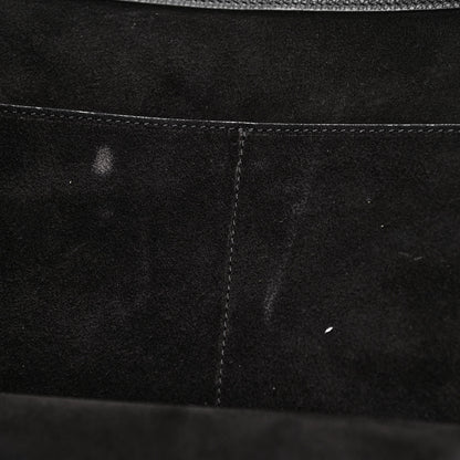Celine Soft Grained Calfskin Medium Belt Cabas Phantom Black 12 of 12