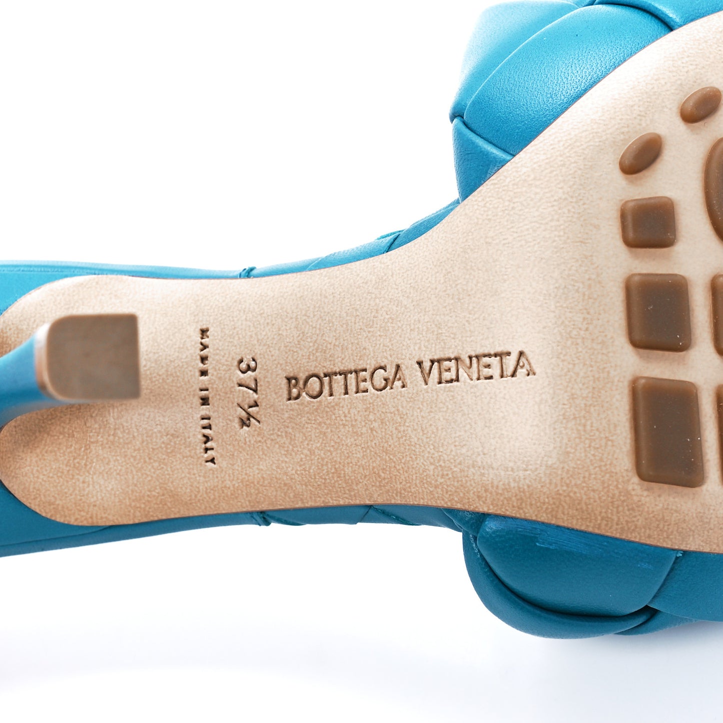 Nappa Maxi Intrecciato Lido 90mm Mule Sandals 37.5 Blaster
