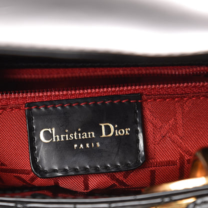 Christian Dior Patent Cannage Mini Lady Dior Black 6 of 12