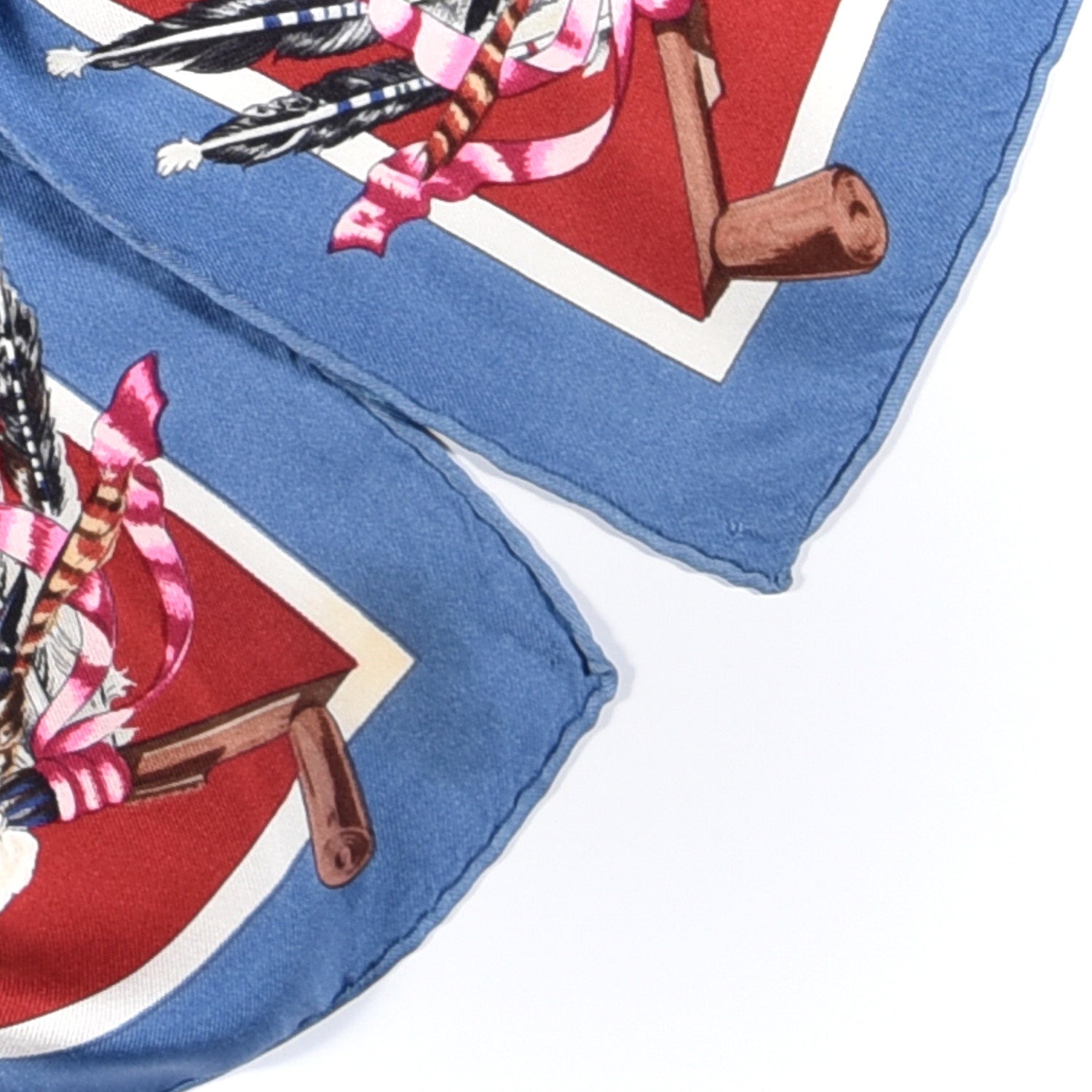 Hermes Silk Pani La Shar Pawnee Wash Scarf 90 4 of 4