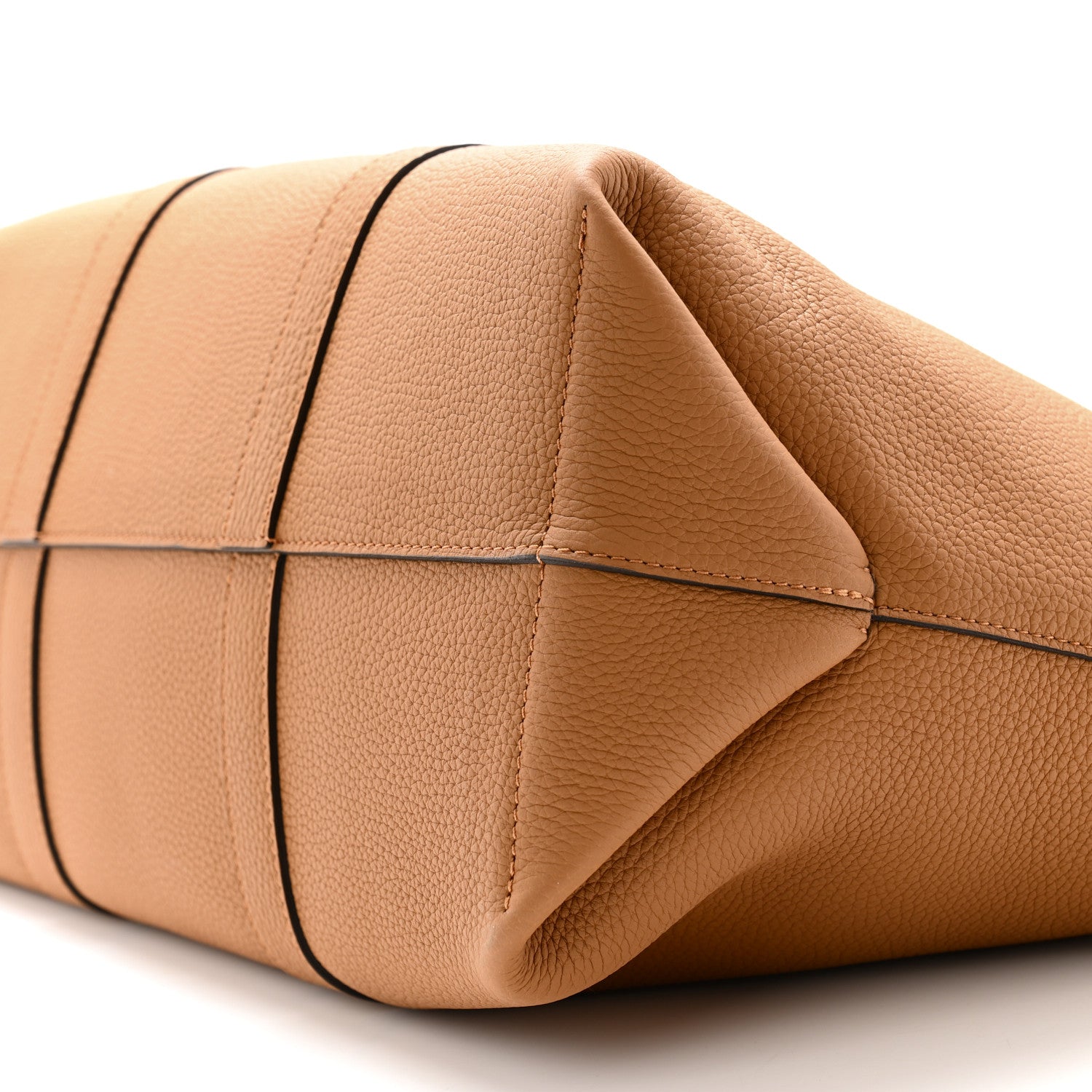 Moynat Taurillon Duo Cabas MM Tote Camel Flame 10 of 10