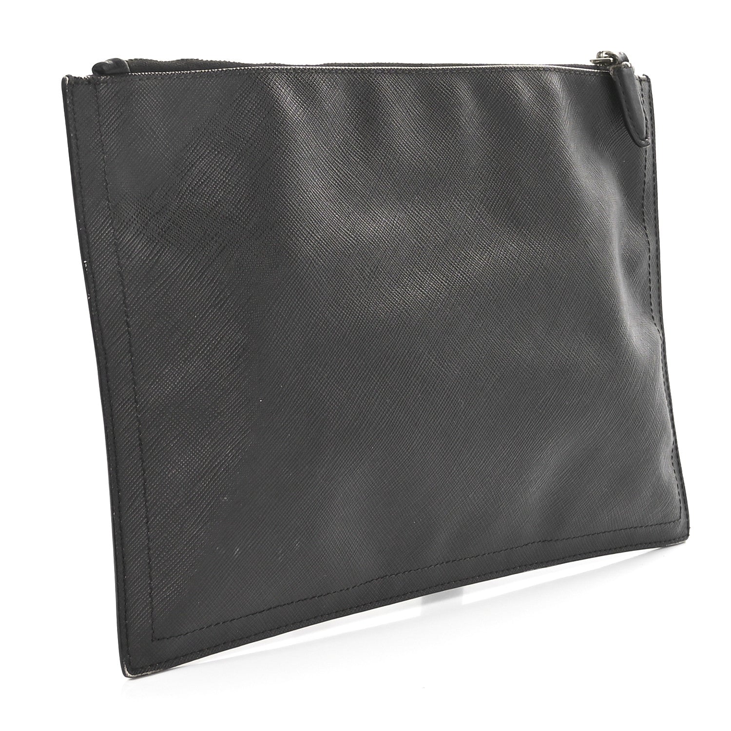 Givenchy Textured Coated Canvas Favelas Large Antigona Pouch Black 3 of 10