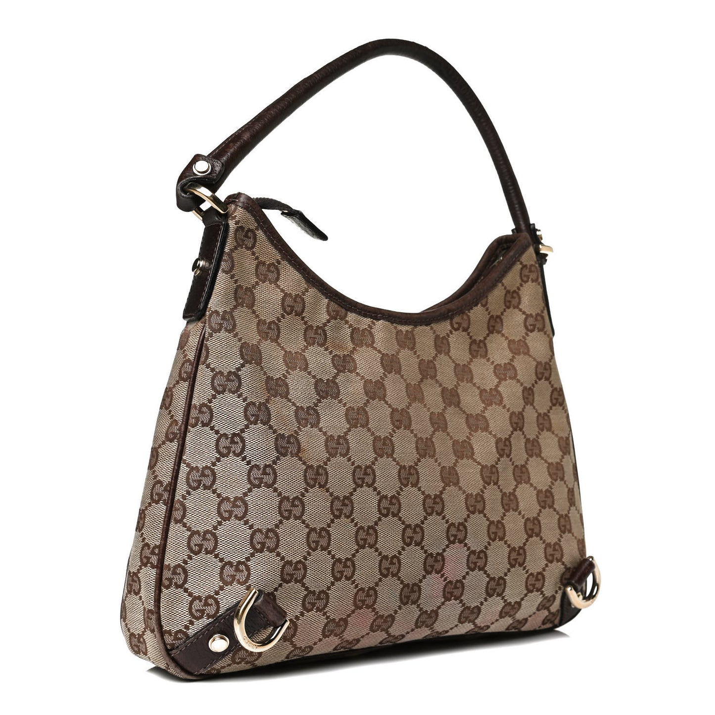 Monogram Medium Abbey D Ring Hobo Brown