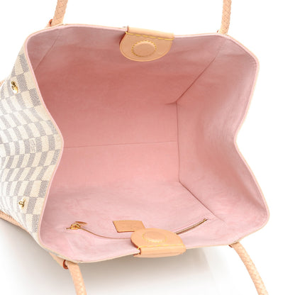 Louis Vuitton Damier Azur Propriano Rose Ballerine 5 of 7