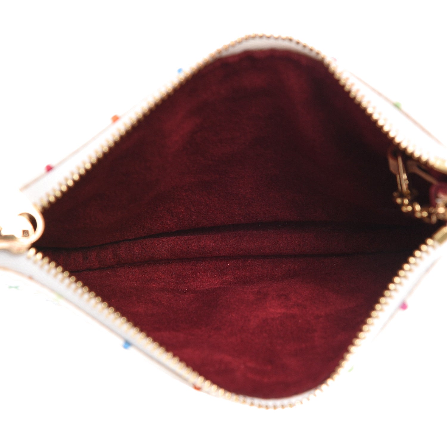 Louis Vuitton Monogram Multicolor Pochette Plate MM White 5 of 7