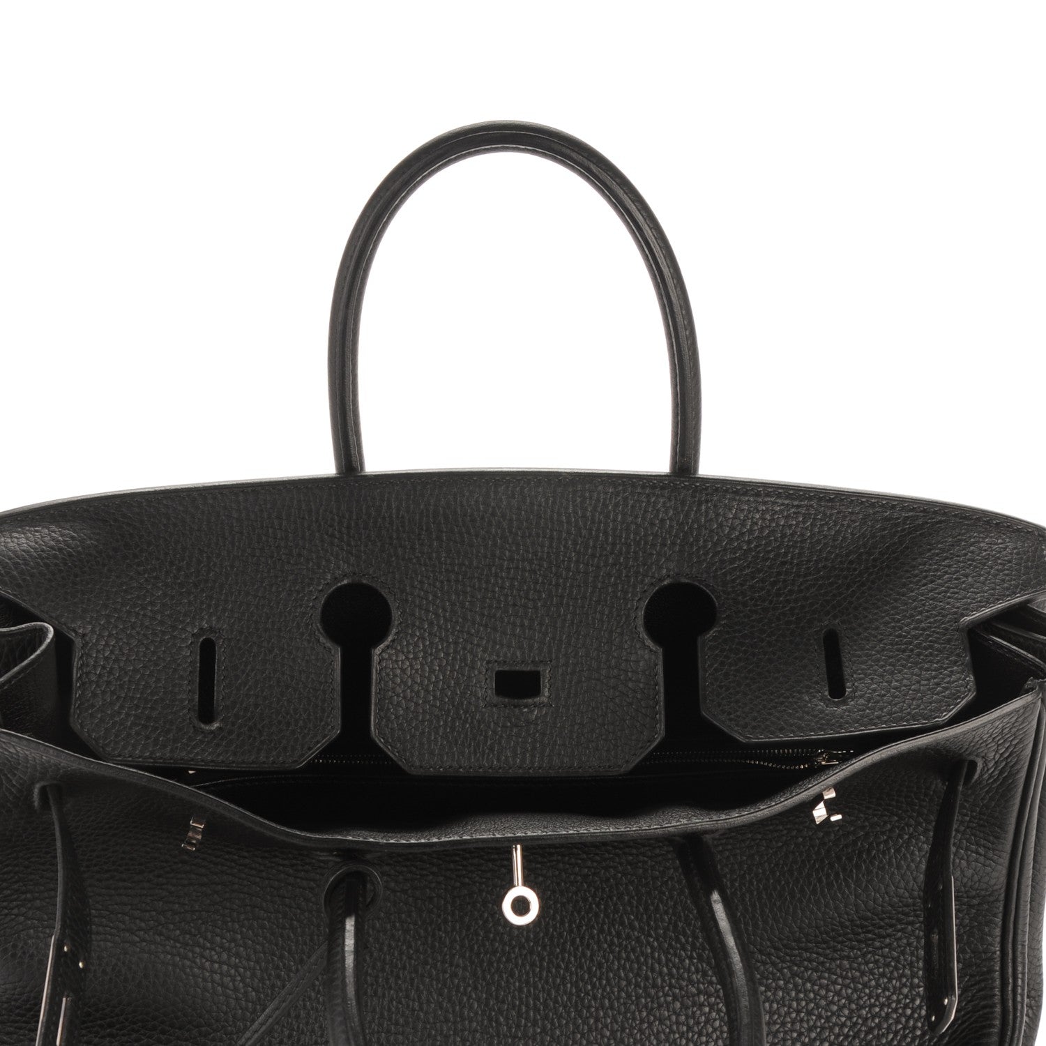 Hermes Taurillon Clemence Birkin 35 Black 20 of 24