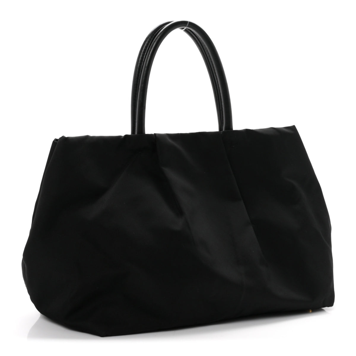 Prada Nylon Tessuto Fiocco Bow Tote Black 3 of 11