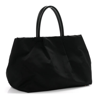 Prada Nylon Tessuto Fiocco Bow Tote Black 3 of 11