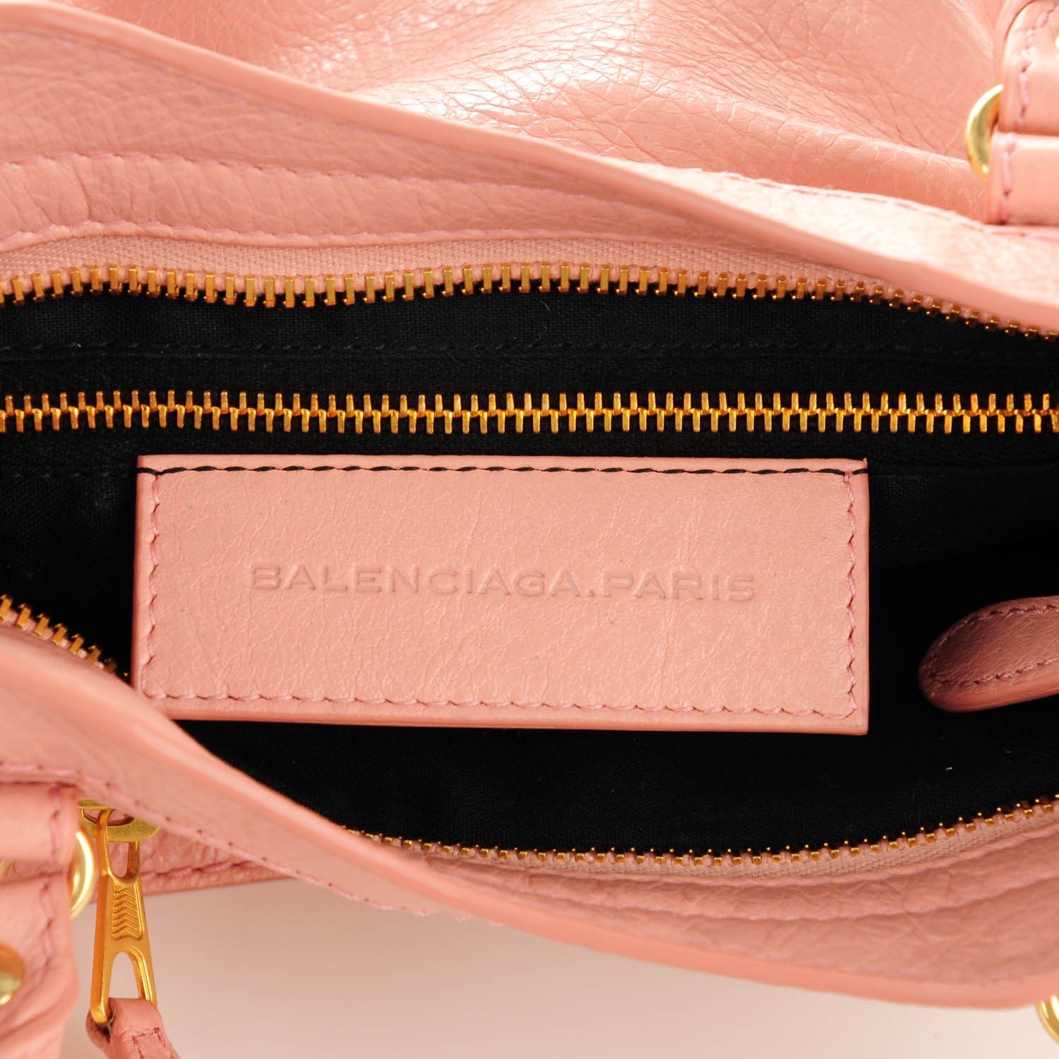Balenciaga Agneau Giant 12 Gold Hardware Mini City Rose Peche 7 of 8