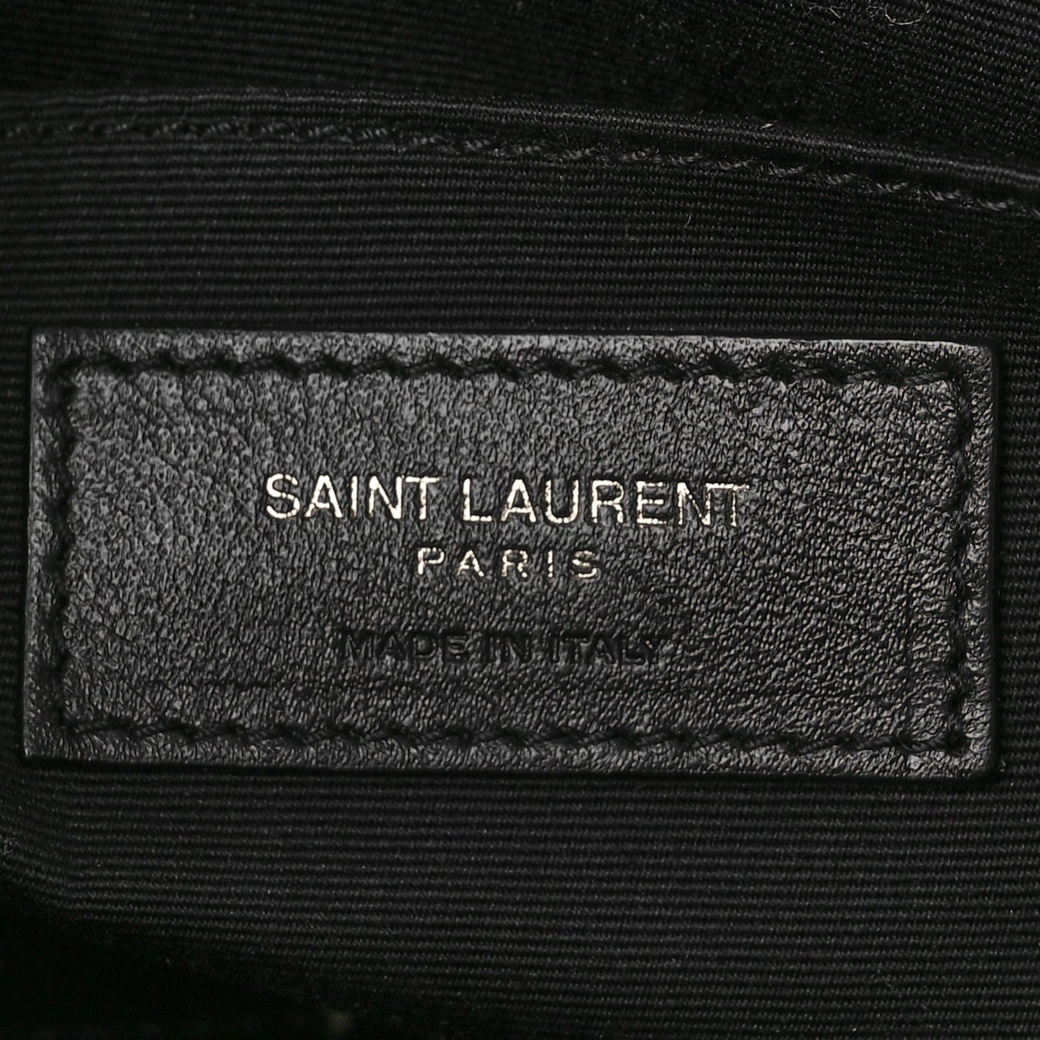 Saint Laurent Calfskin Matelasse Monogram Lou Camera Bag Black 6 of 8