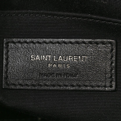 Saint Laurent Calfskin Matelasse Monogram Lou Camera Bag Black 6 of 8