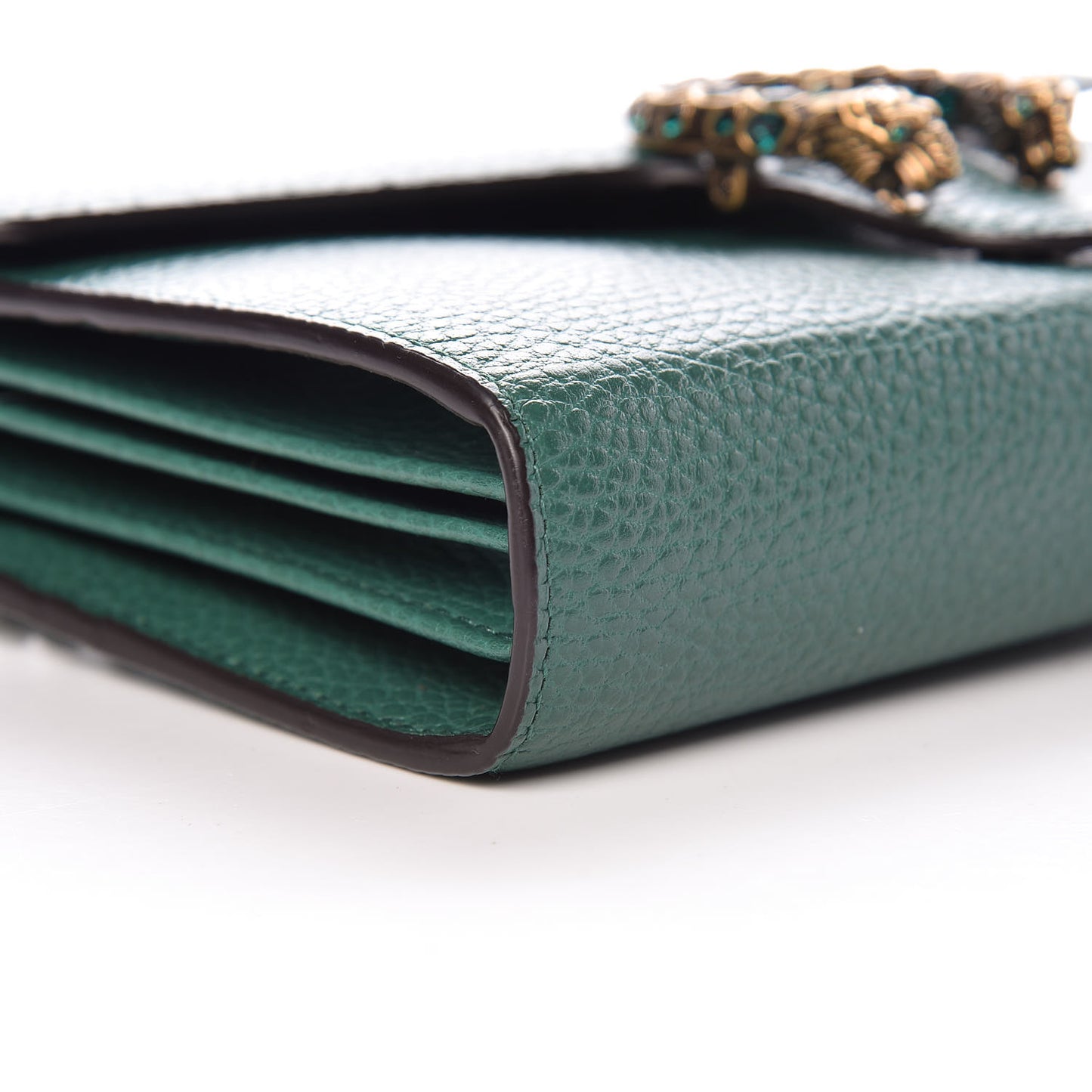 Calfskin Mini Dionysus Chain Wallet Emerald