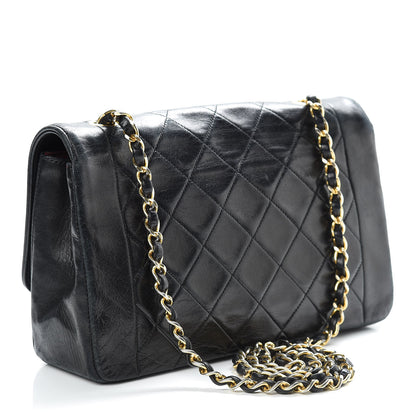 Chanel Lambskin Quilted Medium Single Flap Black 3 of 17