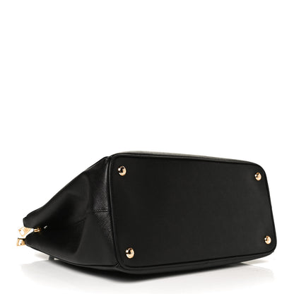 Prada Saffiano Medium Galleria Double Zip Tote Black 4 of 14
