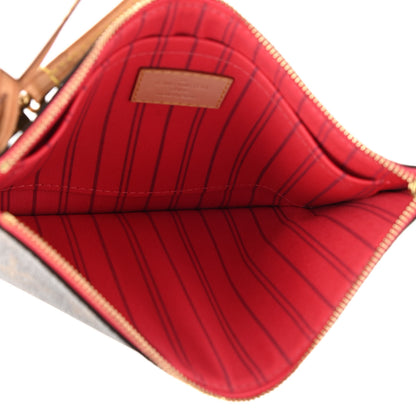 Louis Vuitton Monogram Neverfull MM GM Pochette Grenade 5 of 8