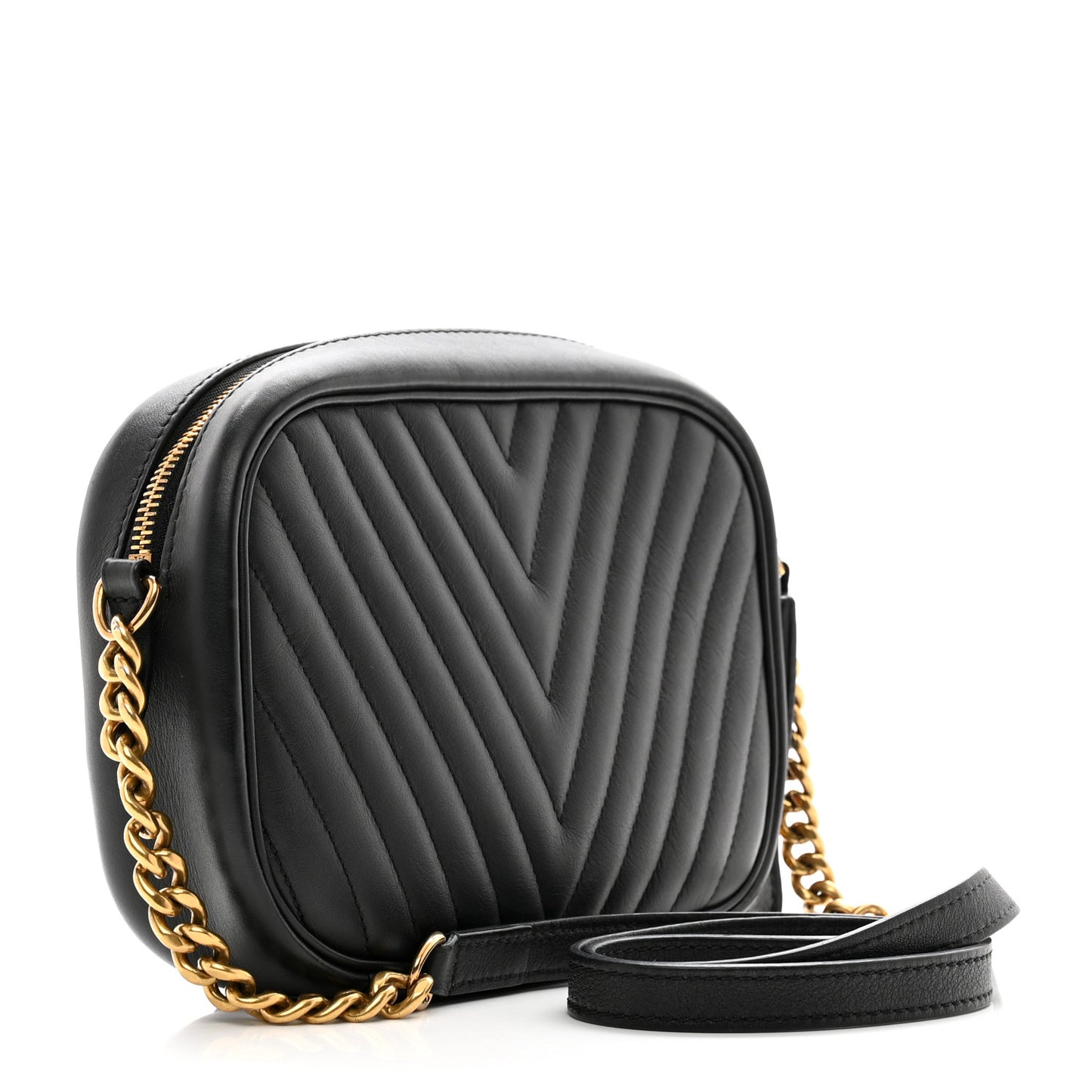 Calfskin New Wave Camera Bag Black