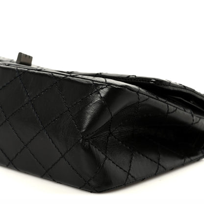 Chanel Aged Calfskin Quilted 2.55 Reissue 225 Flap So Black 10 of 11