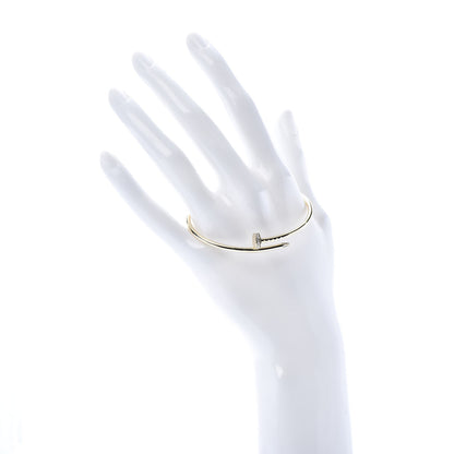 Cartier 18K Yellow Gold Diamond Small Juste Un Clou Bracelet 16 2 of 5