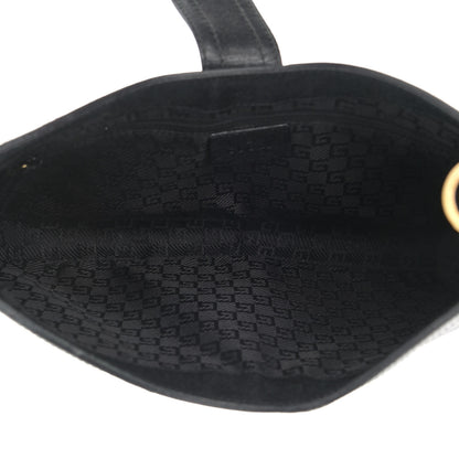 Gucci Calfskin G Buckle Shoulder Bag Black 5 of 22