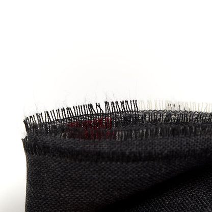 Burberry Wool Cashmere Giant Check Lightweight Scarf Charcoal 5 of 5