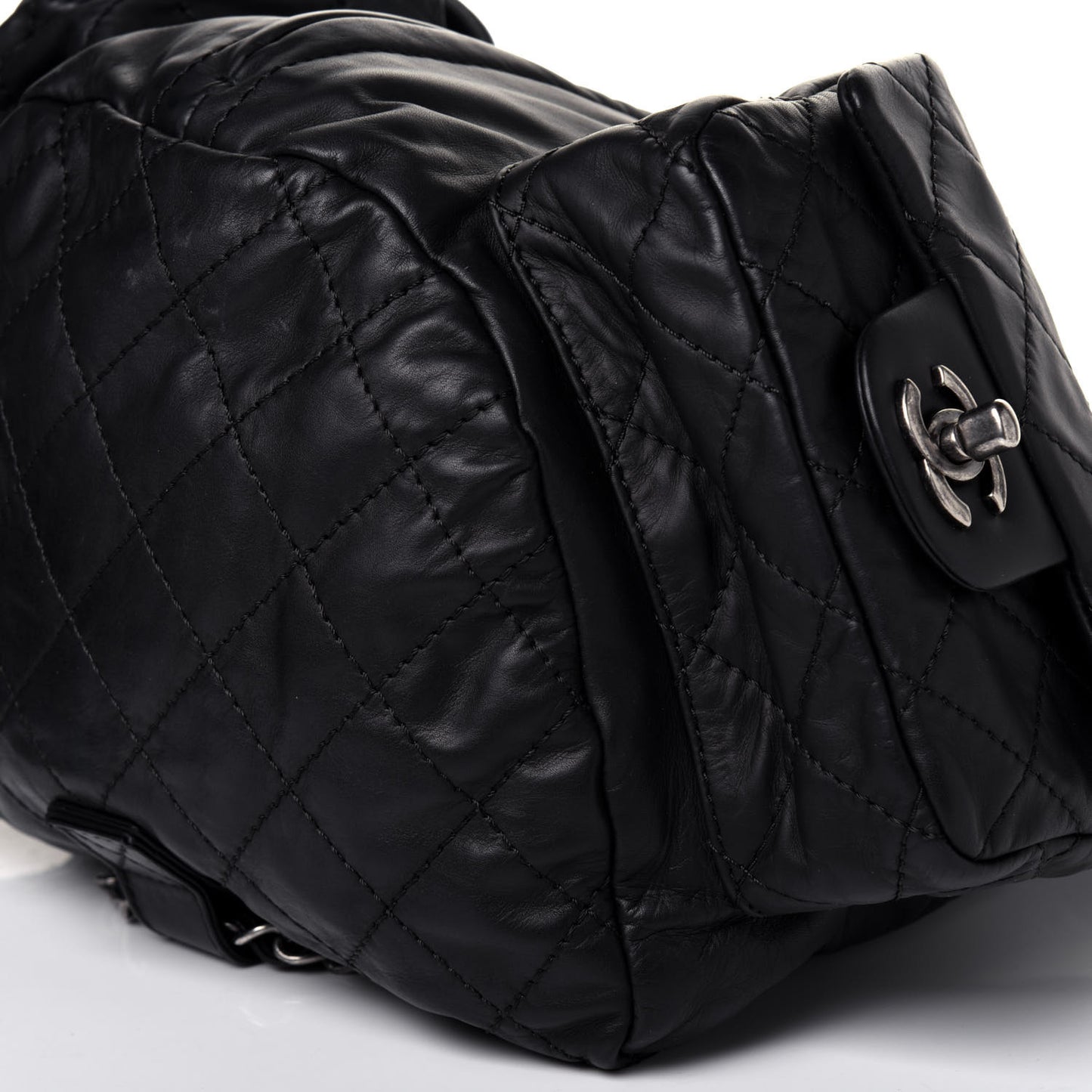 Calfskin Large Backpack Is Back Black