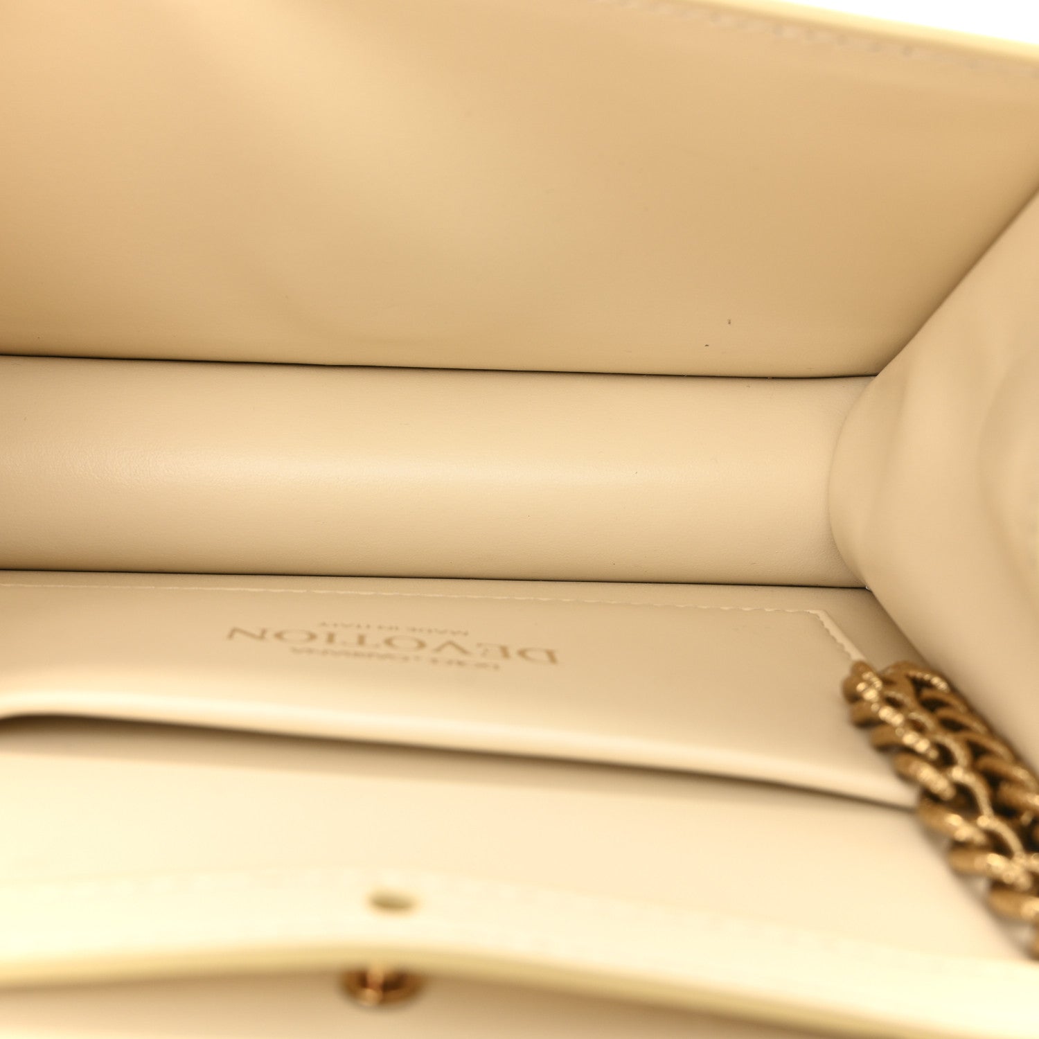 Dolce & Gabbana Smooth Calfskin Small Devotion Envelope Top Handle Bag Light Beige 5 of 11