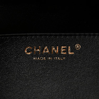 Chanel Lambskin Quilted Waist Bag Fanny Pack Black 6 of 12