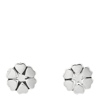 Tiffany Sterling Silver Paloma Picasso Crown Of Hearts Earrings 1 of 4