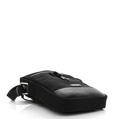 Saint Laurent Canvas Rivington Race Pouch Black 4 of 9