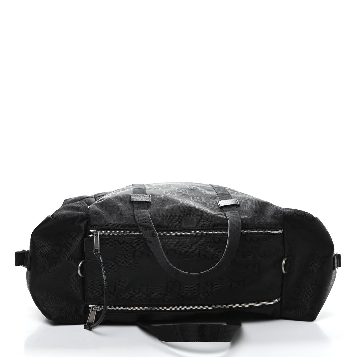 Econyl Nylon Monogram Off The Grid Duffle Bag Black