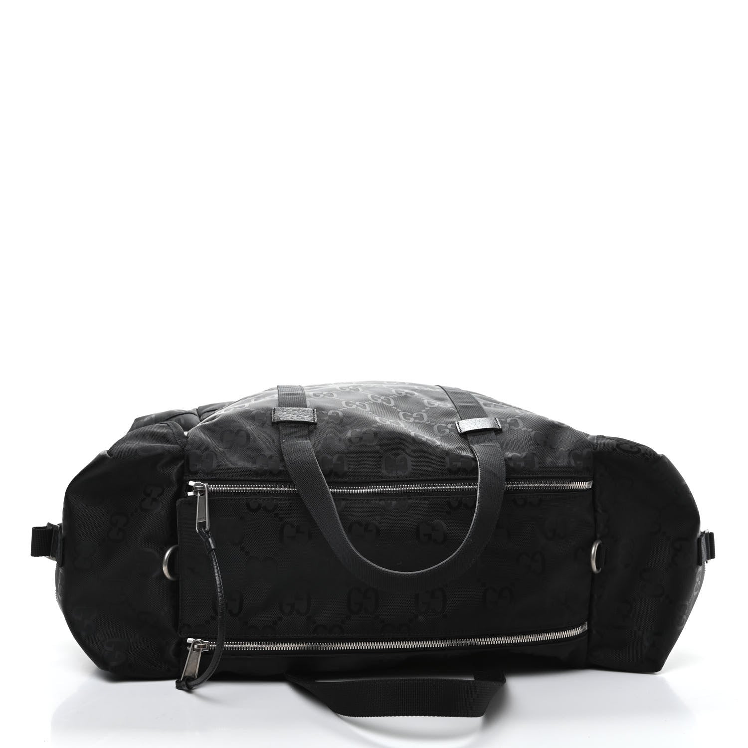 Gucci Econyl Nylon Monogram Off The Grid Duffle Bag Black 7 of 10