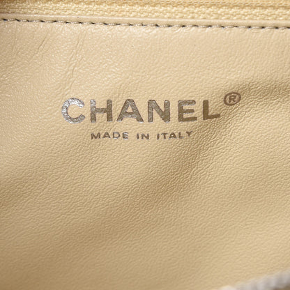 Chanel Glazed Calfskin Boy Satchel Flap Light Grey 7 of 17