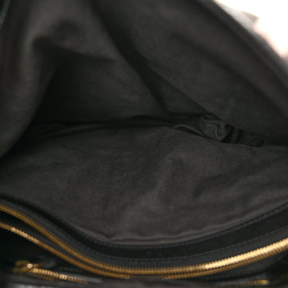 Burberry House Check Bridle Calfskin Medium Gosford Hobo Black 5 of 13