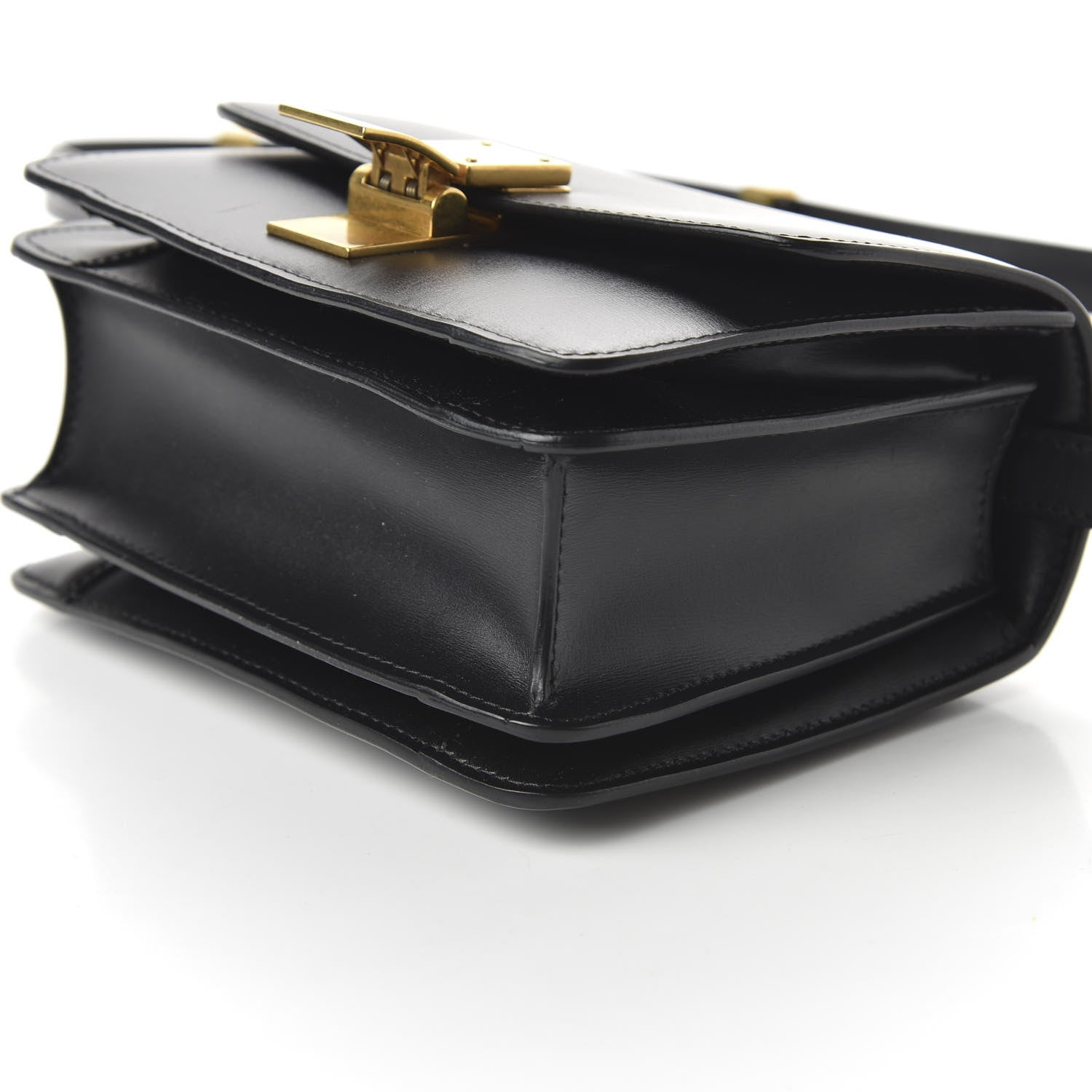 Celine Box Calfskin Small Classic Box Flap Bag Black 7 of 10