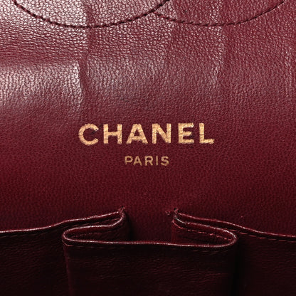 Chanel Lambskin Quilted Medium Double Flap Bijoux Chain Black 5 of 9