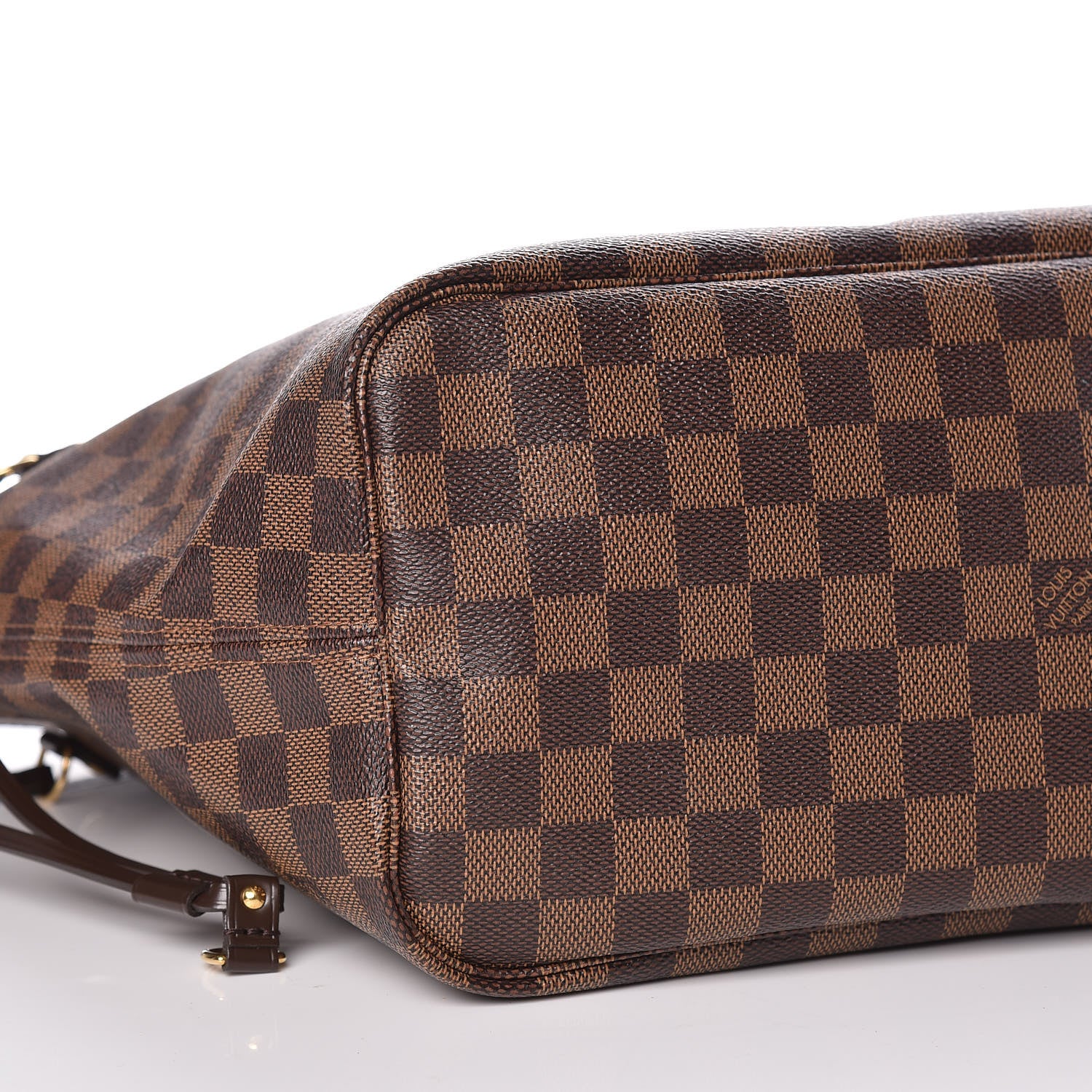 Louis Vuitton Damier Ebene Neo Neverfull MM Rose Ballerine 6 of 29