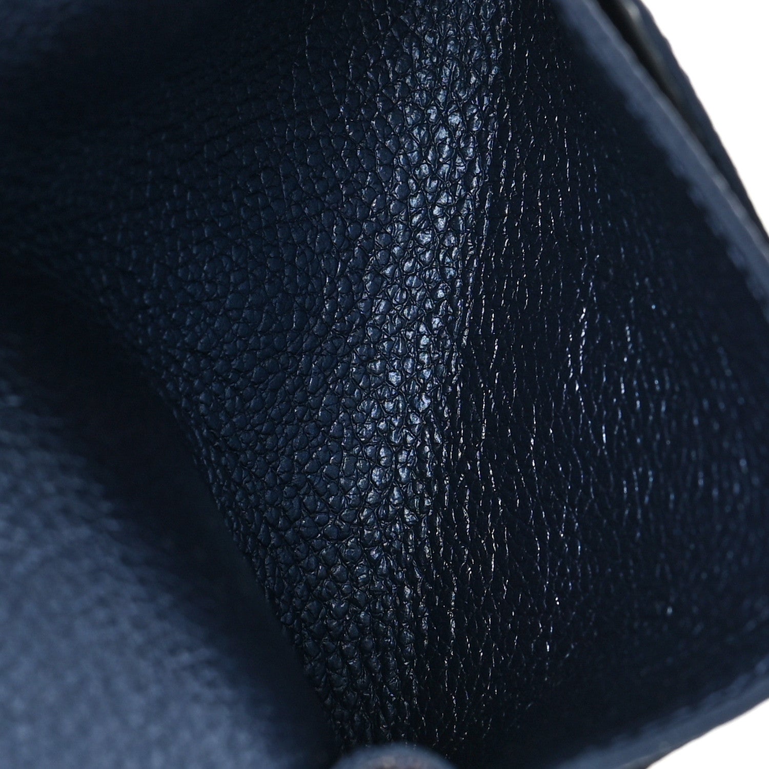 Louis Vuitton Metallic Monogram Business Card Holder Navy Nacre 5 of 6