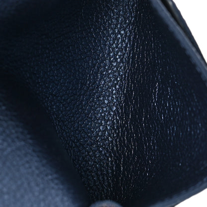 Louis Vuitton Metallic Monogram Business Card Holder Navy Nacre 5 of 6