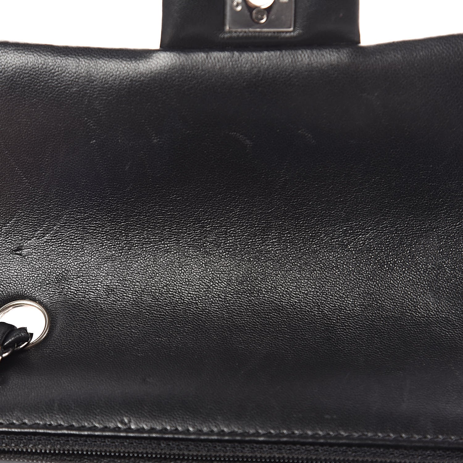 Chanel Lambskin Quilted Mini Rectangular Flap Black 11 of 12